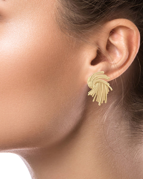 Cascading Sculptural Earrings