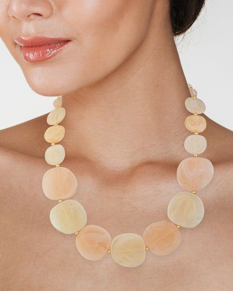 Graduated Disc Necklace