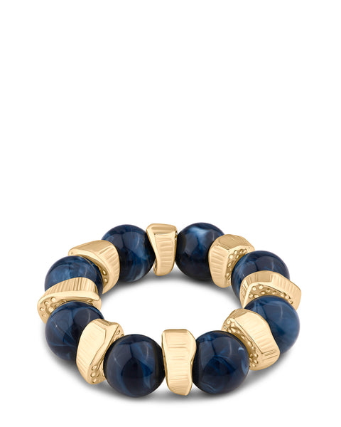 Bold Acrylic Beaded Stretch Bracelet