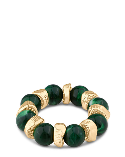 Resin Bead Stretch Bracelet
