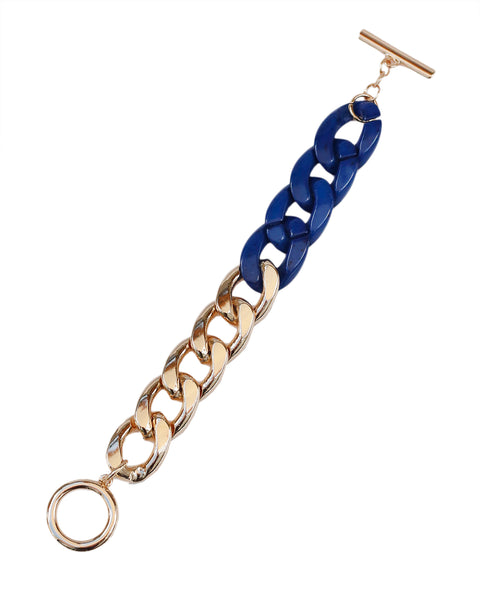 Chain and Resin Bracelet