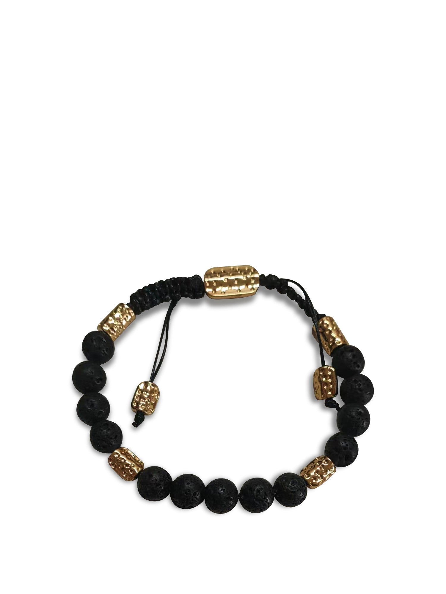 Black Beaded Bracelet