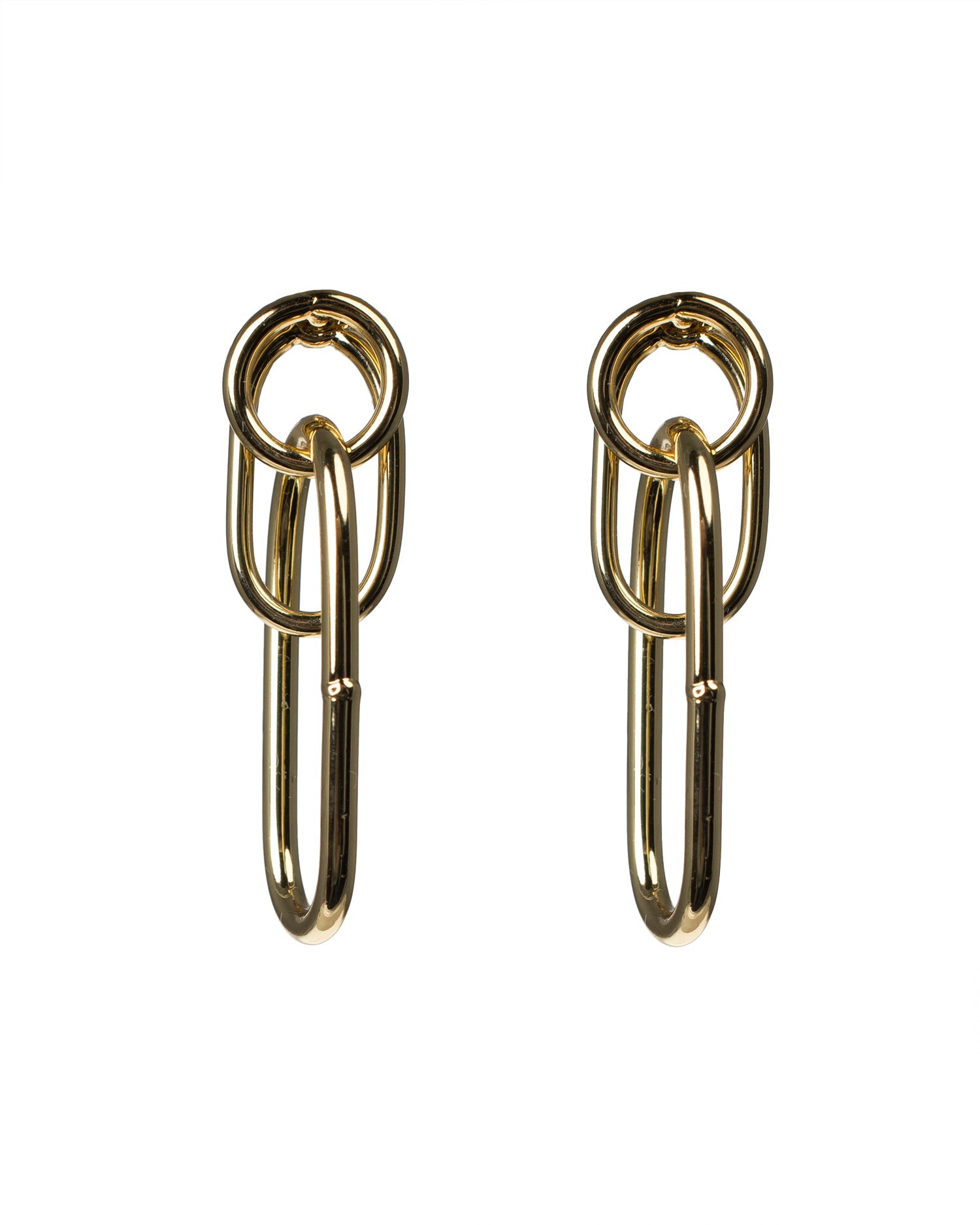 Interlocking Link Earrings