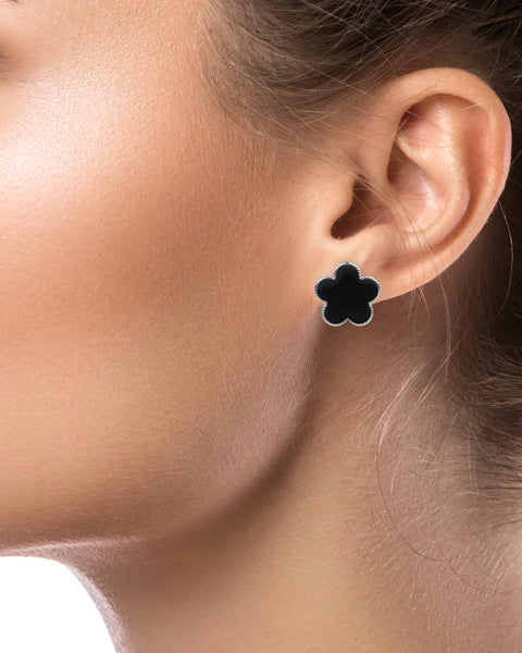 Set of 3 Clover Stud Earrings