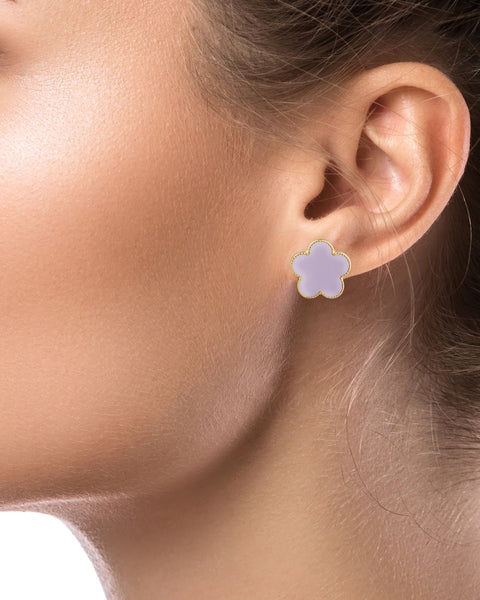 Set of 3 Clover Stud Earrings