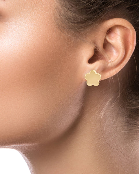 Set of 3 Clover Stud Earrings