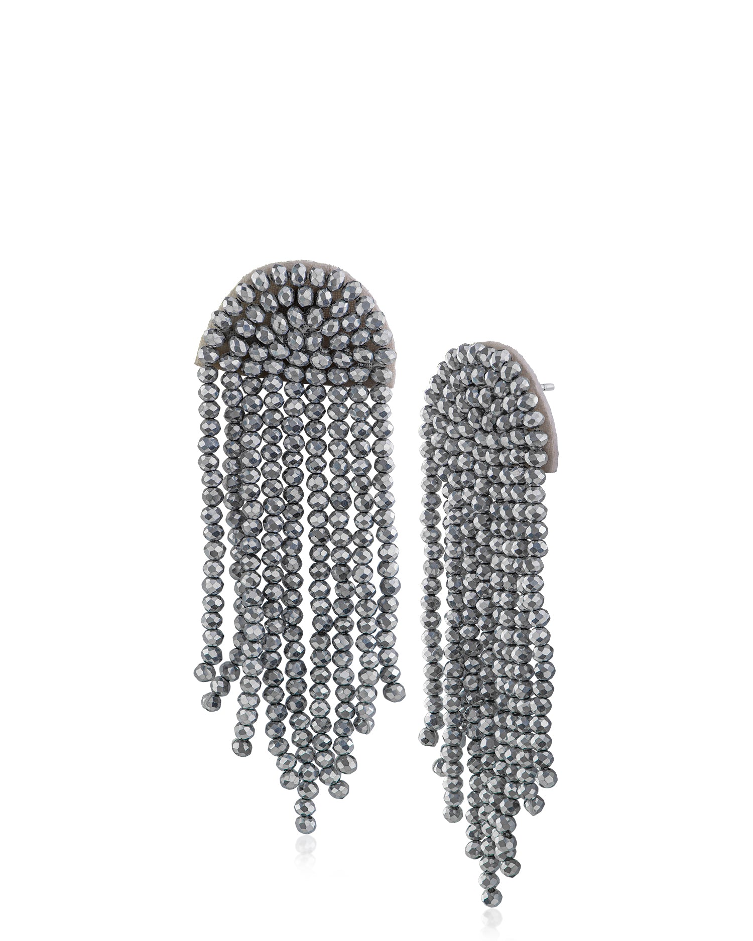 Beaded Fringe Earrings