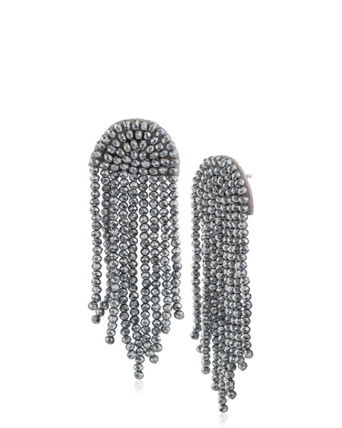 Beaded Fringe Earrings