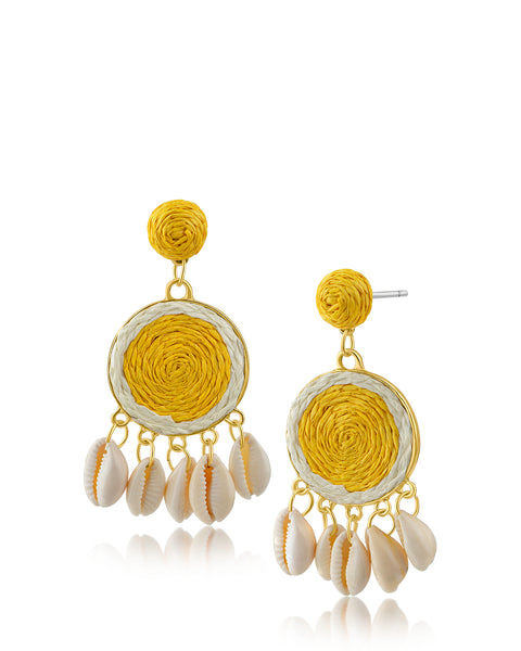 Rattan Drop Earrings