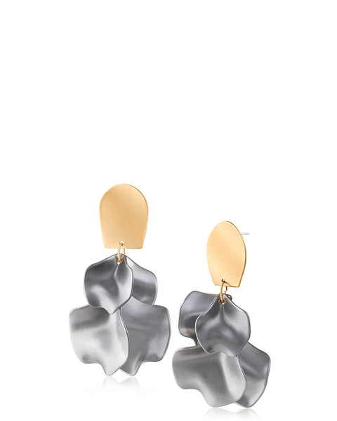 Ginkgo Leaf Flutter Drop Earrings