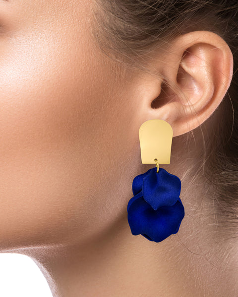 Ginkgo Leaf Flutter Drop Earrings