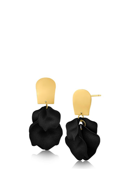 Ginkgo Leaf Flutter Drop Earrings