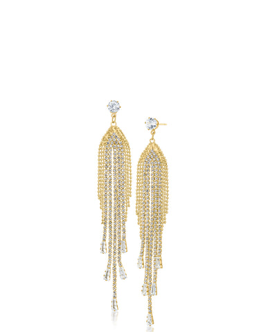 Crystal Chandelier Drop Earrings