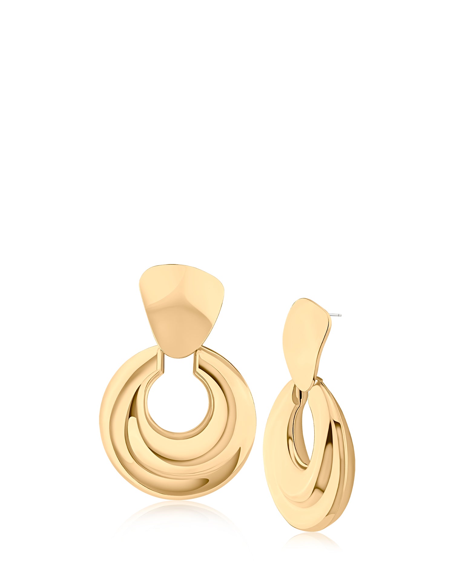 Door Knocker Statement Earrings