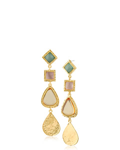 Multi Shape Drop Earrings