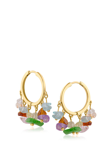 Fringe Hoop Earrings