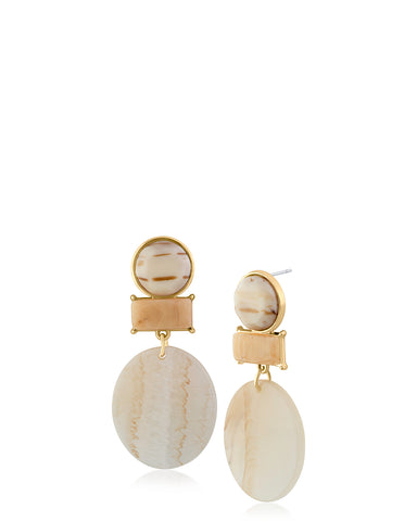 Geometric Boho Drop Earrings