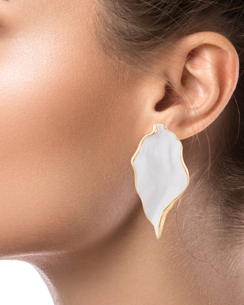 Irregular Iridescent Statement Earrings