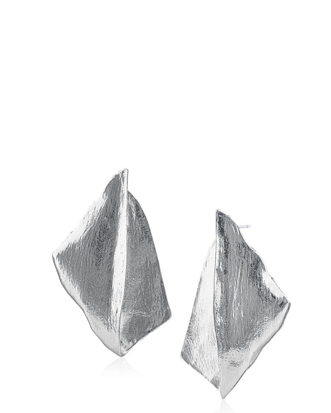 Sculpted Gold-Tone Statement Earrings