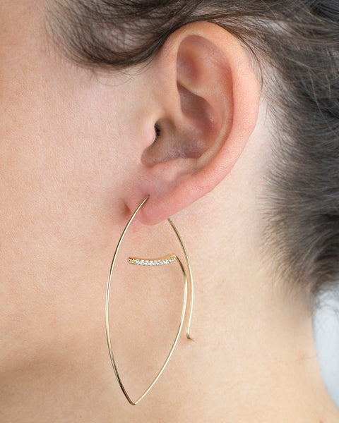 Abstract Wire Earrings