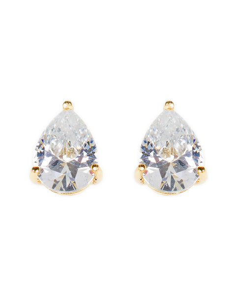 Pear Cut Stud Earrings