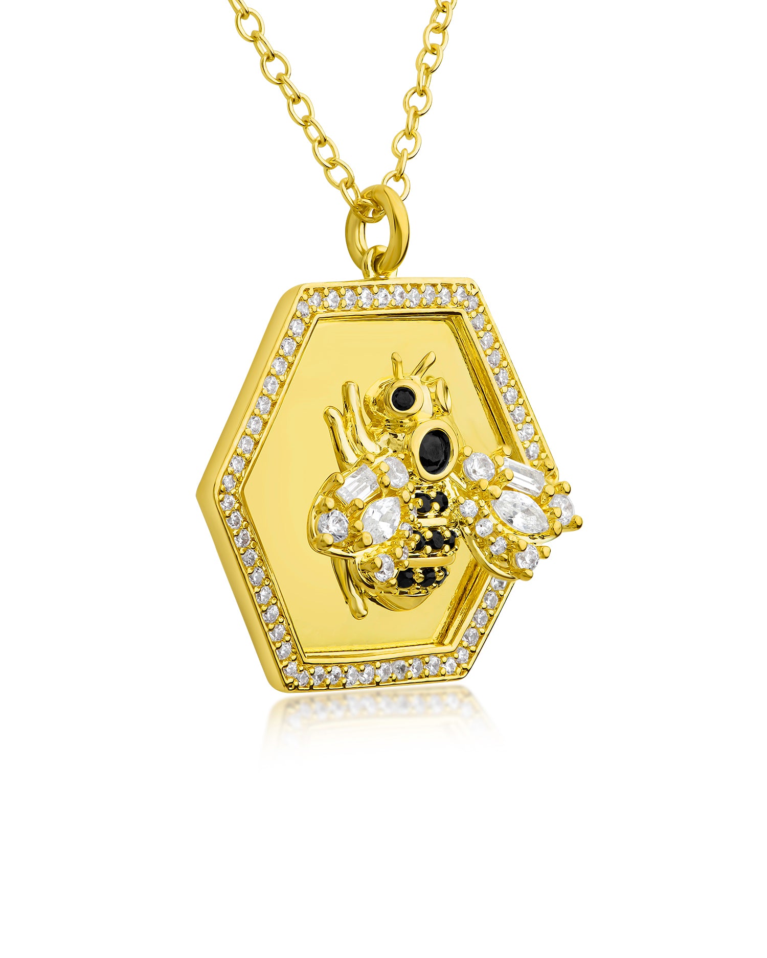 Bee Pendant Necklace