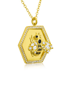Bee Pendant Necklace