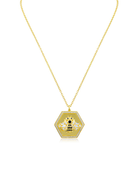 Bee Pendant Necklace