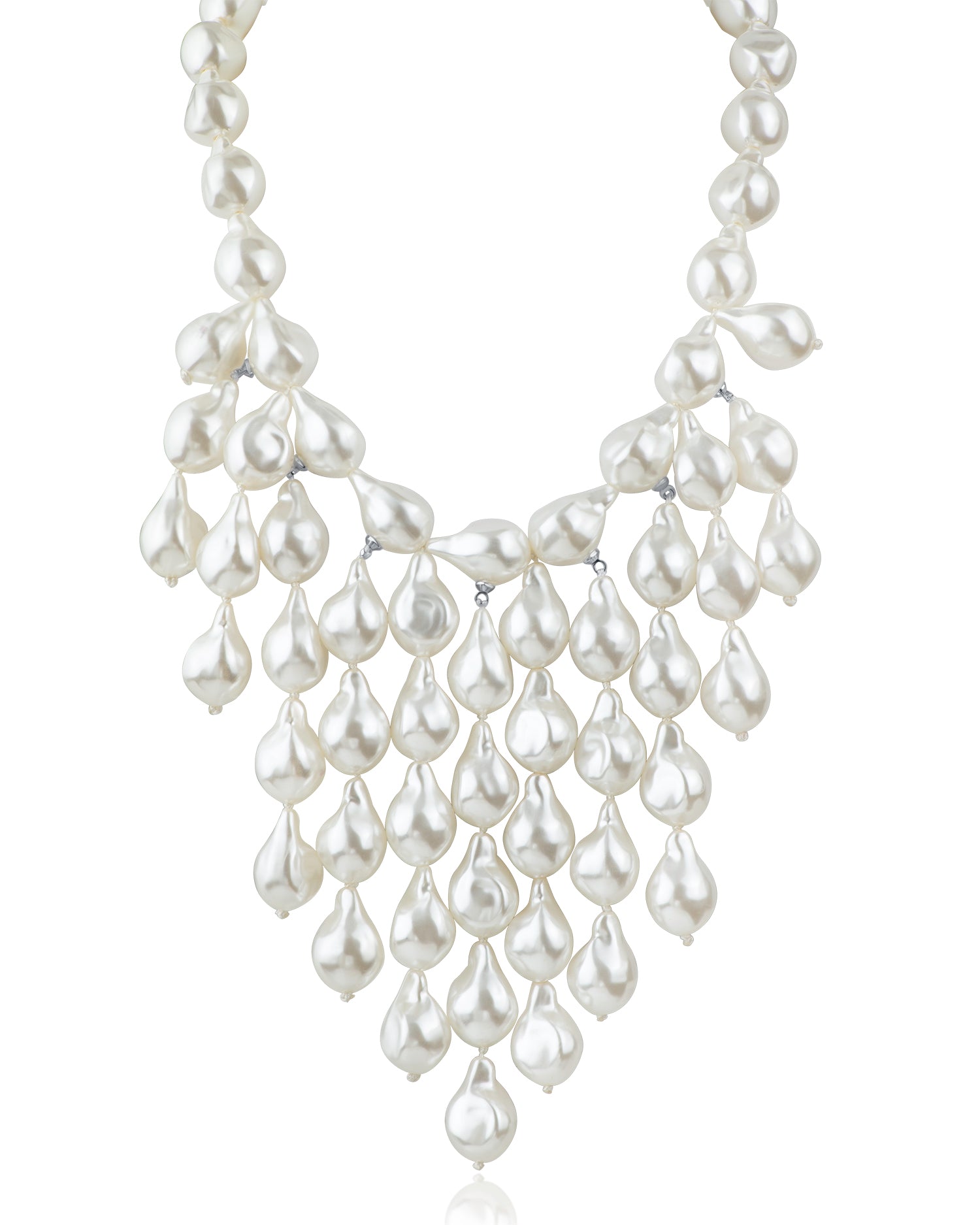 Baroque Pearl Bib Necklace