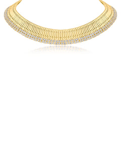 Gold Plated Collar Necklace