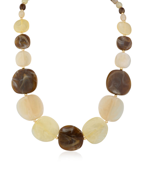 Graduated Disc Necklace