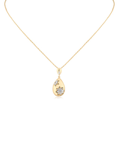 Teardrop Pendant Necklace