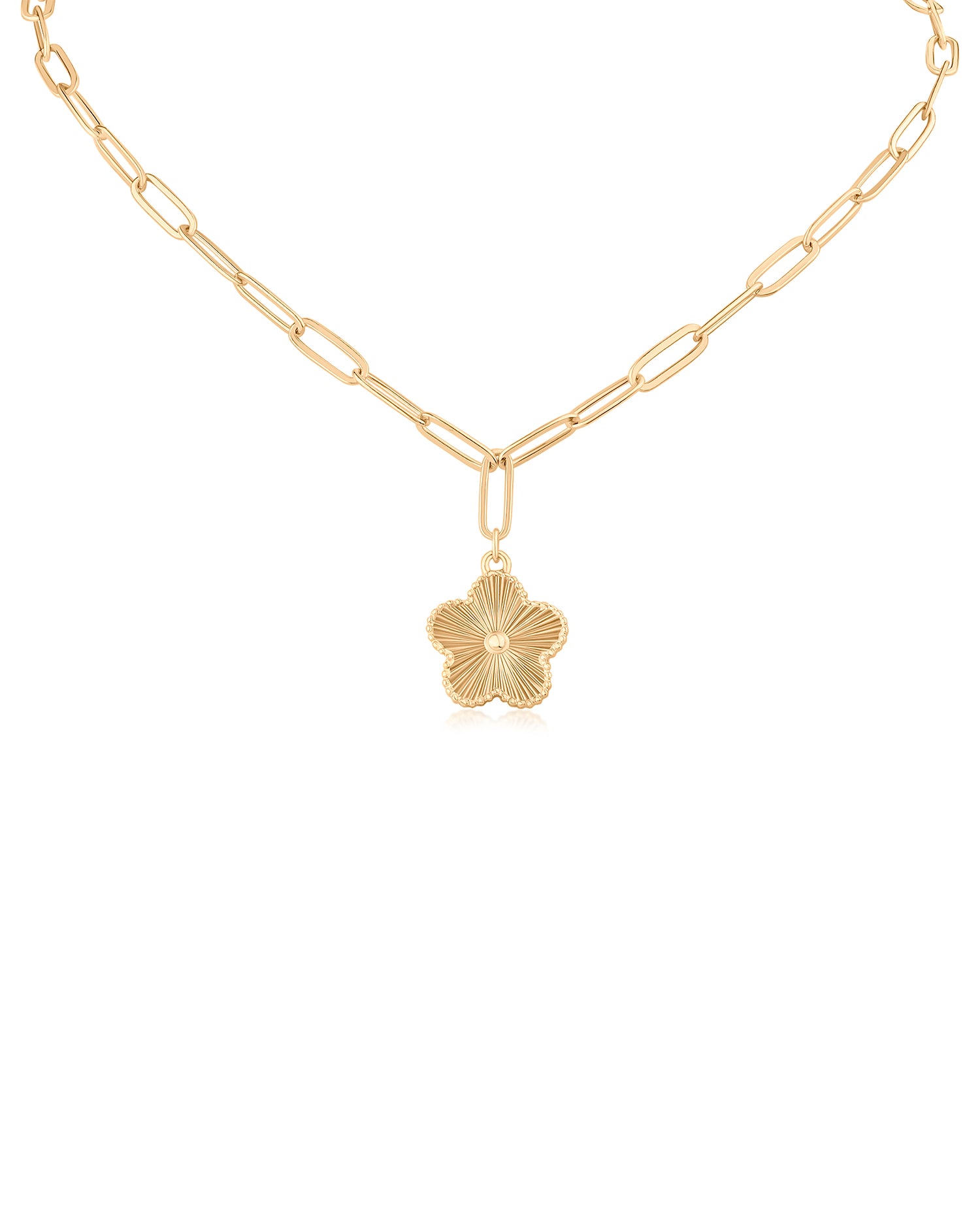Clover Chain Pendant Necklace