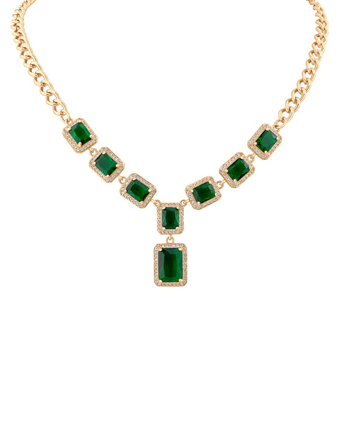 Emerald Statement Necklace