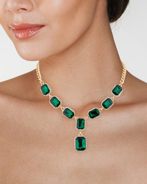 Emerald Statement Necklace
