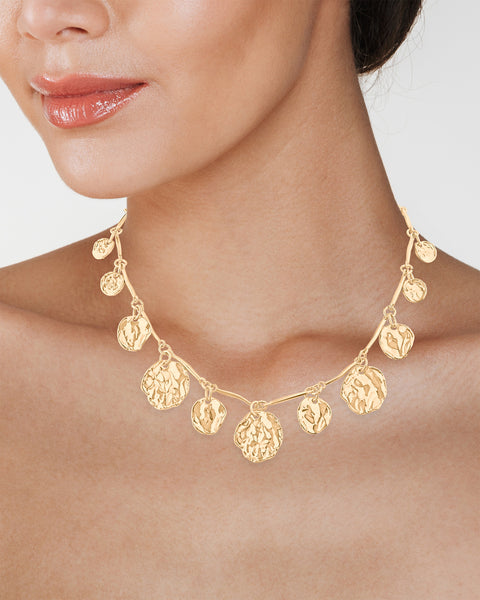 Graduating Disc Necklace