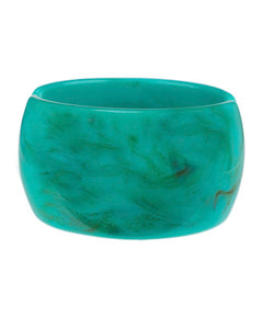 Turquoise Resin Wide Cuff