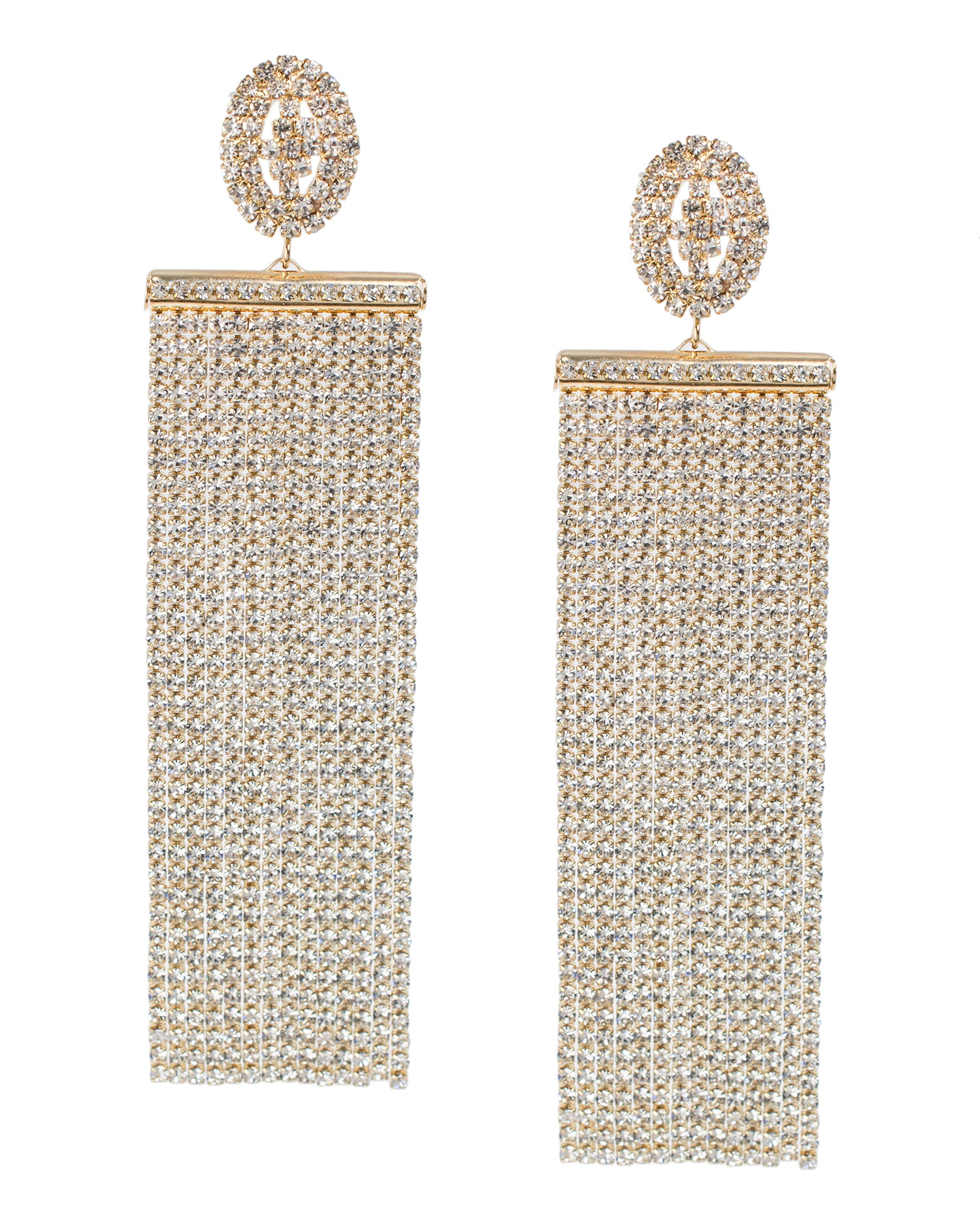 Crystal Fringe Earrings