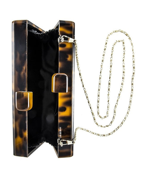 Tortoise Resin Clutch