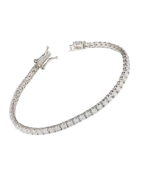 Round CZ Tennis Bracelet