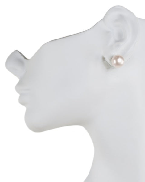 Champagne Freshwater Pearl Stud Earrings