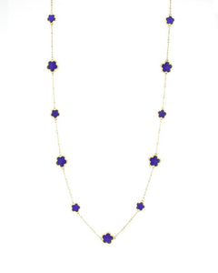 36"  Resin Clover Necklace