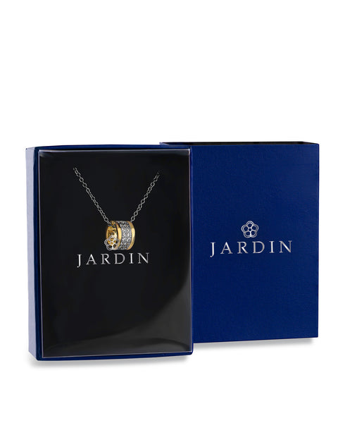 Pave Rondelle Pendant
