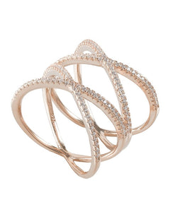 Double Criss Cross Ring